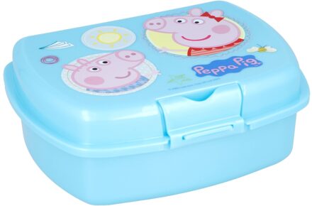 Peppa Pig lunchbox Blauw