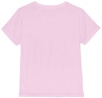 Peppa Pig Meisjes modderige plassen met papa katoenen t-shirt Roze - 116