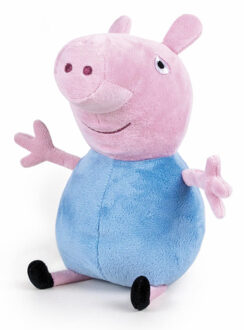 Peppa Pig Pluche Peppa Pig/Big knuffel in blauwe outfit 42 cm speelgoed