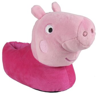Peppa Pig Roze Peppa Big 3D sloffen/pantoffels voor kleuters, maat: 29-30