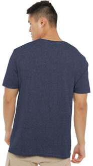 Peppa Pig Unisex adult papa varken kerstmuts heather t-shirt Blauw - XXL / XXXL