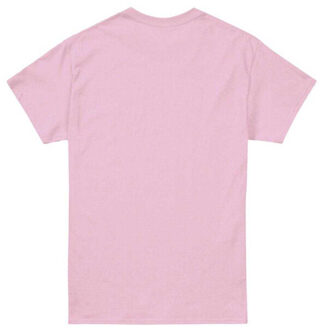 Peppa Pig Unisex volwassen team girl pictogrammen t-shirt - maat M Roze