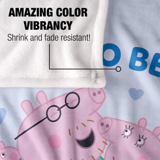 Peppa Pig Varkensdeken voor aanstaande papa Wit - One size