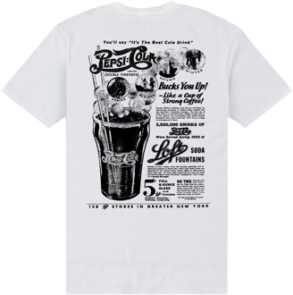 Pepsi Co. Bucks You Up! Men's T-Shirt - White - M Wit