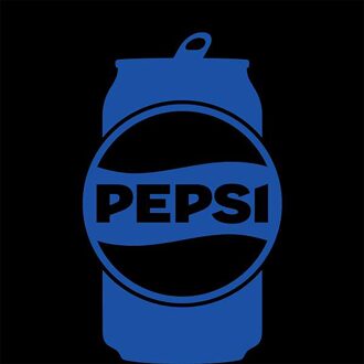 Pepsi Co. Can Men's T-Shirt - Black - L Zwart