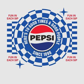 Pepsi Co. Good Times Men's T-Shirt - Grey - M Grijs