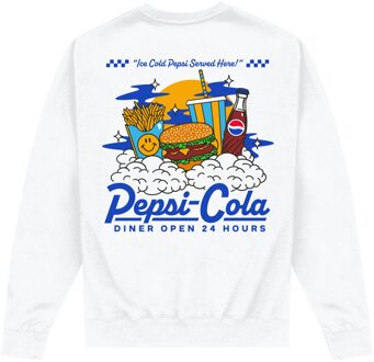 Pepsi Co. Ice Cold Pepsi Served Here! Sweatshirt - White - S Wit