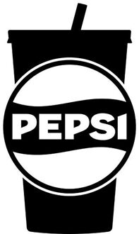 Pepsi Co. Large Cup Men's T-Shirt - White - XXL Wit