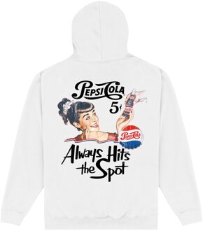 Pepsi Co. Retro Pepsi:Cola Hoodie - White - S Meerdere kleuren