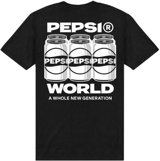 Pepsi Co. World Men's T-Shirt - Black - 3XL Zwart