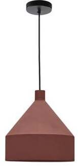 Peralta plafondlamp in metaal met terractotta geschilderde Bruin