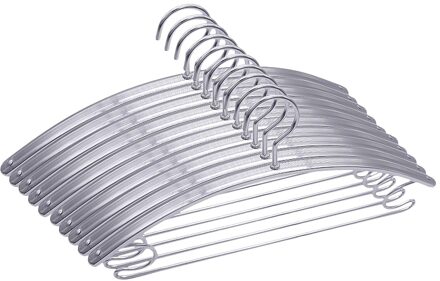 Percheros Para Ropa Licht Luxe Ruimte Aluminium Kleding Rack Verdikte Naadloze Antislip Jas Rack Для Балкона wit