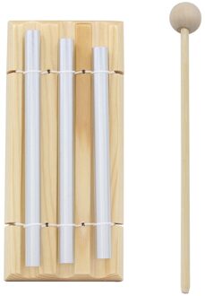 Percussie Instrument 1-Tone Percussie Trio Solo Chime Voor Meditatie Klaslokaal Gebruik Geluid Therapie Hout Kleur