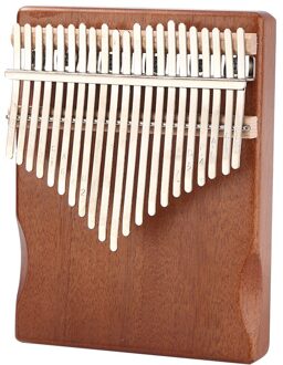 Percussie Muziekinstrument 21 Toetsen Kalimba Mahonie Hout Duim Vinger Piano Musical Instrumentos Musicales koffie