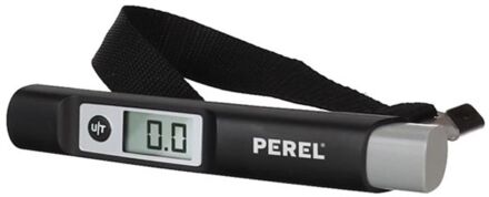 Perel Bagageweegschaal, Digitaal, Max. 50 Kg, 14.5 X 3 X 3.2cm, Zwart, Abs