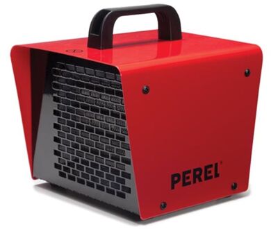 Perel Elektrische kachel - 2000W - Met thermostaat - Rood