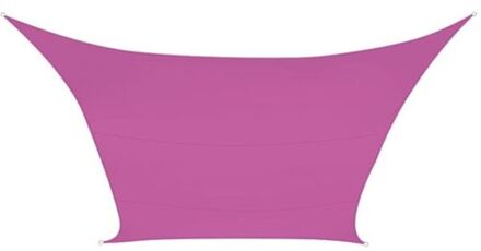 Perel schaduwdoek rechthoekig 4 x 2,9 m polyester fuchsia Roze