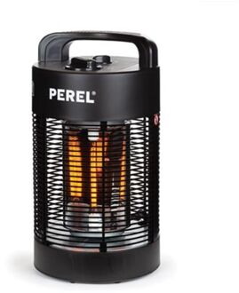 Perel terrasverwarming 41 x 22 cm 700W staal zwart