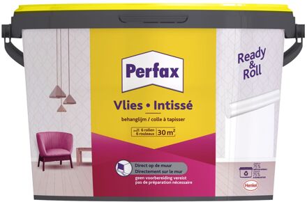 Perfax Ready & Roll Behanglijm Vlies - Transparant - 4,5kg