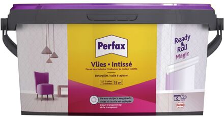 Perfax Ready & Roll Vlies Magic Behanglijm - Transparant - 2,25kg