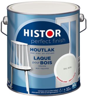 Perfect Finish houtlak hoogglans RAL 9016 2,5 liter