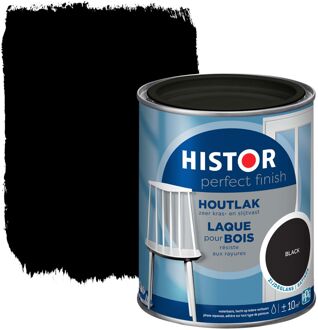 Perfect Finish Houtlak- Zijdeglans - Black - 0,75 Liter