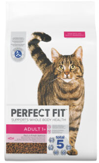 Perfect Fit Adult 1+ met zalm kattenvoer 2 x 7 kg