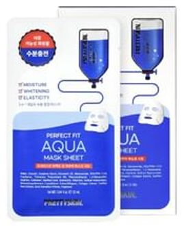 Perfect Fit Mask Sheet Set - 2 Types Aqua