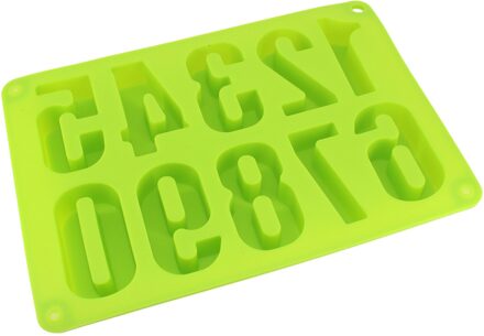 Perfect Nummer Vorm Cake Molder Siliconen Digitale Cakevorm Cake Nummers Vorm