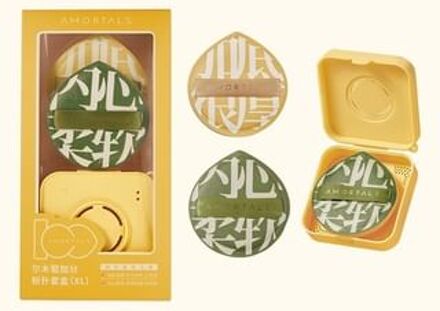 Perfect Powder Puff Set with Case - Make-upsponsjes