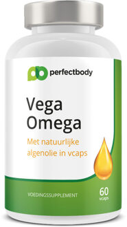 PerfectBody Vega Omega - 1000 Mg Pure Algenolie (DHA 300 & EPA 150)