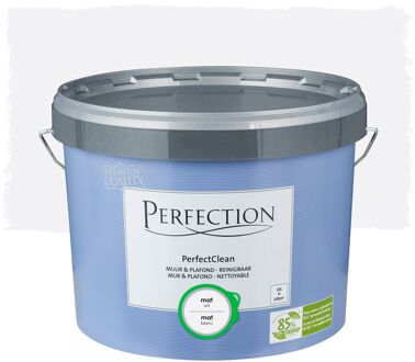 Perfectclean Muurverf - Mat - Wit - 10l