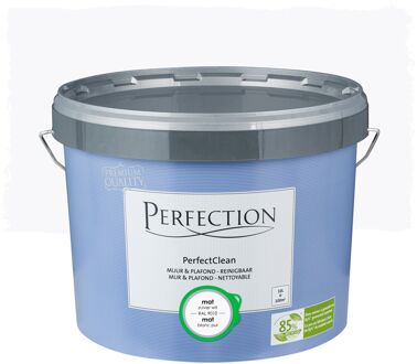 Perfectclean Muurverf - Mat - Zuiver Wit Ral 9010 - 10l