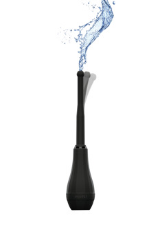 PerfectFitBrand Ergoflo - Silicone Flex Tip voor Anale Douche - 8 / 20 cm - Zwart