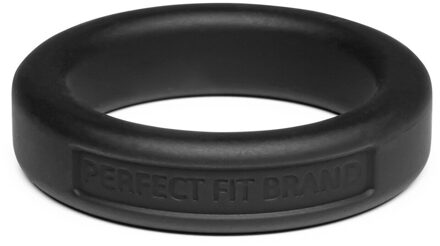 PerfectFitBrand Silicone Hefty Ring Classic - Cockring - 1,4 / 3,6 cm - Zwart
