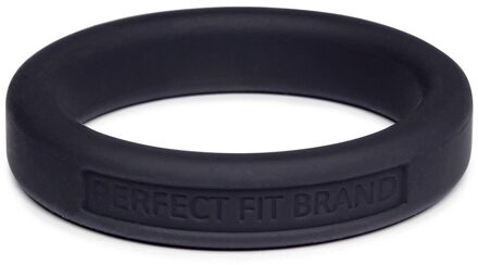 PerfectFitBrand Silicone Hefty Ring Classic - Cockring - 1,75 / 4,4 cm - Zwart