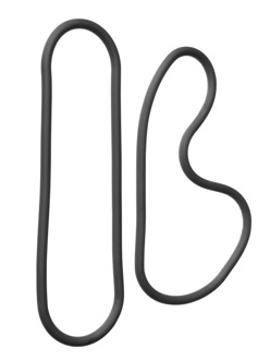 PerfectFitBrand Silicone Slim Wrap Ring - Cockring / Ball Strap - 15 / 38 cm