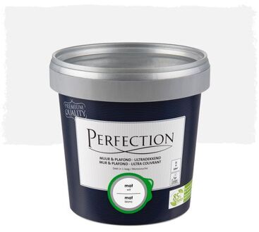 Perfection Muur & Plafond - Ultradekkend WIT Mat 1L