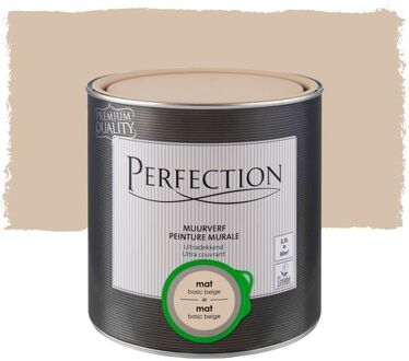 Perfection Muurverf - Ultradekkend - Mat - Basic Beige 2.5L