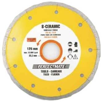 Perfectmate EPC0616 S-Ceramic Diamantschijf | Voor Tegels | 180 mm