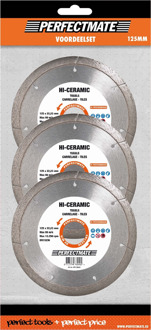 Perfectmate Hi-Ceramic 3-in-1 voordeelset 125mm, asgat 22.23mm | 1 stuk - SP22P