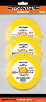 Perfectmate S-Ceramic 3-in-1 voordeelset 125mm, asgat 22.23mm | 1 stuk - SP20P