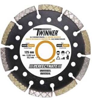 Perfectmate Twinner 125 Diamantschijf | Universeel | 125 mm - Twinner125