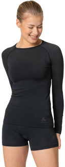 Performance Light Eco Bl Top Crew Neck L/S Zwart - M