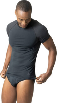 Performance Light Eco Top Crew Neck S/S Zwart