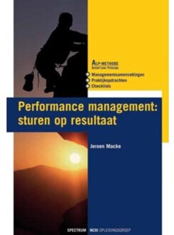 Performance management - NCOI - Boek Jeroen Macke (9049104568)