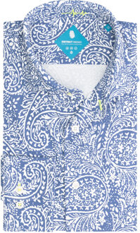 Performance Overhemd Print Blauw   42