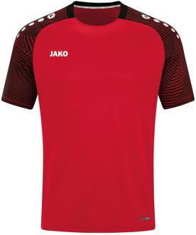 Performance Shirt Junior rood - zwart - 128