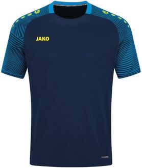 Performance Shirt Senior navy - blauw - geel - L