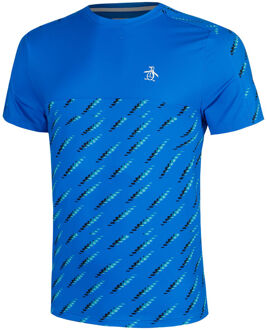 Performance Tennis Ball T-shirt Heren-Blauw - M